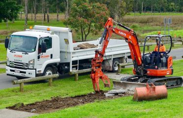 Dan’s Excavating Backhoe